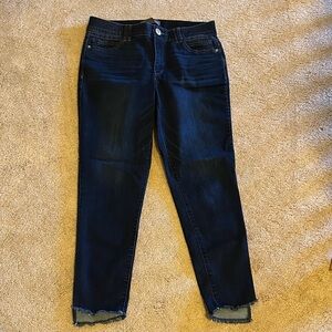 Democracy Deep Indigo Ankle Jeans